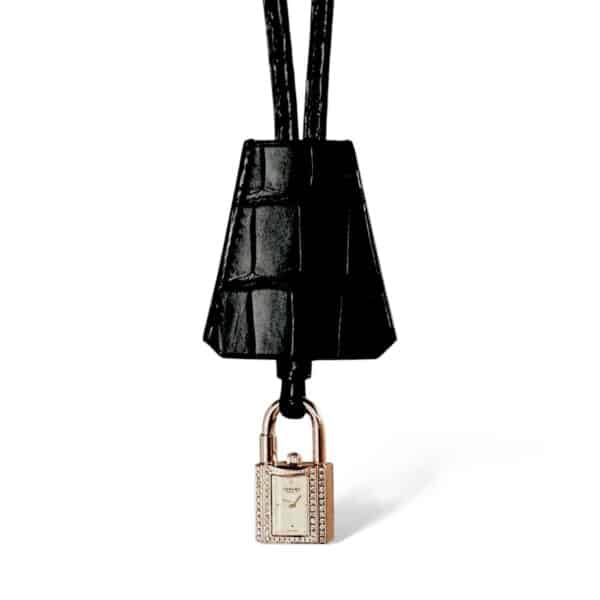 Hermes Kelly Diamond Mini model 16mm Rose gold Watch - Image 2