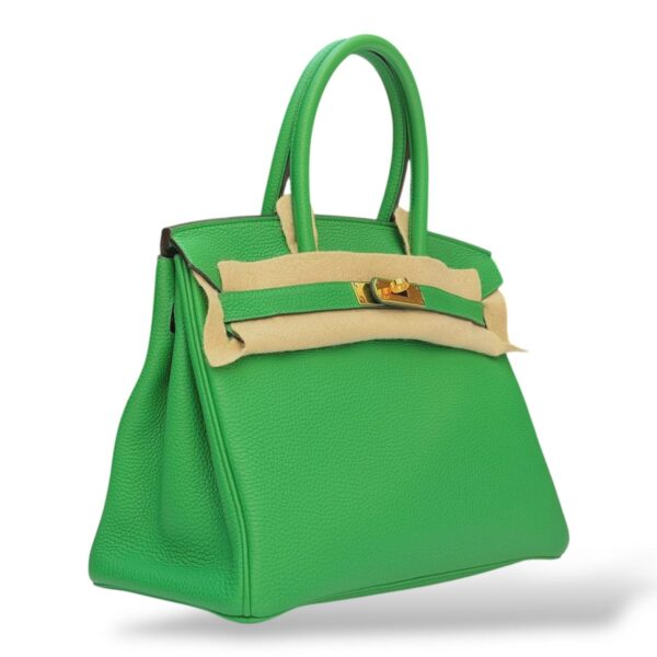 Hermes Birkin 30 Bamboo Togo GHW - Image 2