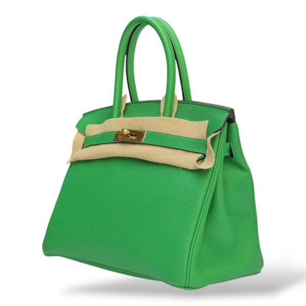 Hermes Birkin 30 Bamboo Togo GHW - Image 5