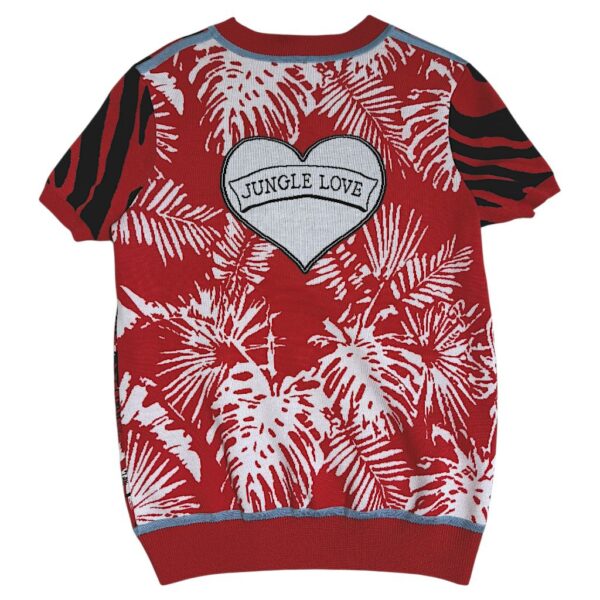 Hermes Pull MC Jungle Love Wil 19 Rouge Primai Shirt 34 - Image 2