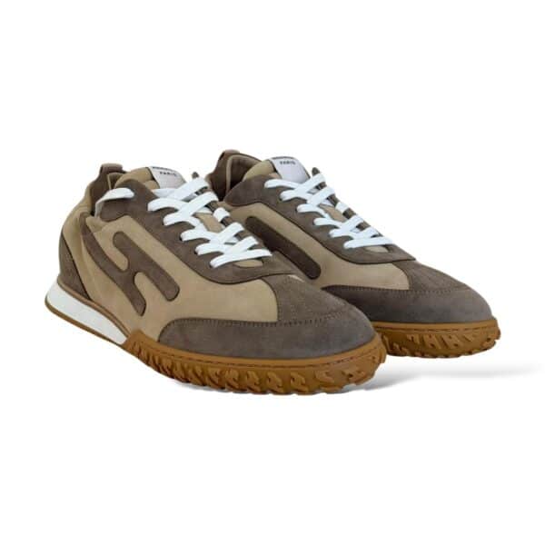 Hermes Jet 45 EU Beige Lin/Vert Toundra Sneakers