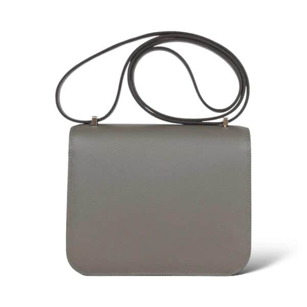Hermes Constance 18 Mirror Gris Meyer/Gris Pale Evercolor PBHW - Image 3