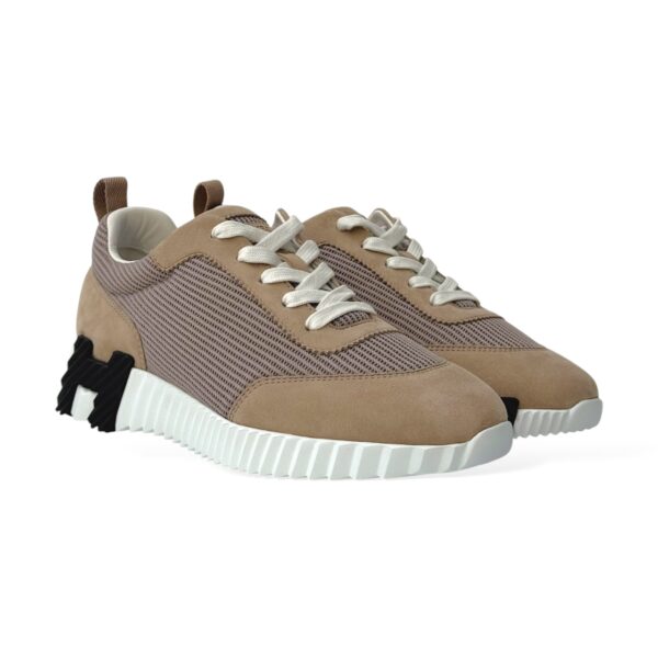 Hermes Bouncing 38.5 EU Beige Camel Sneakers