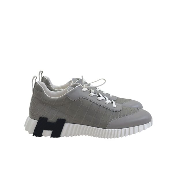 Hermes Bouncing 45.5 Croco Gris Silex - Image 2