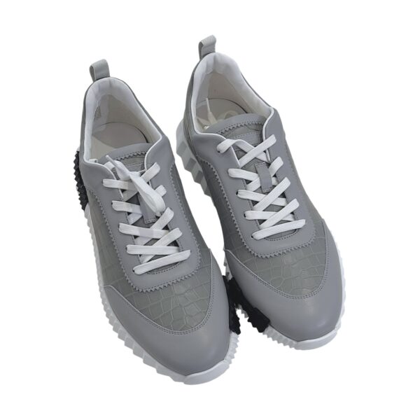 Hermes Bouncing 45.5 Croco Gris Silex - Image 4