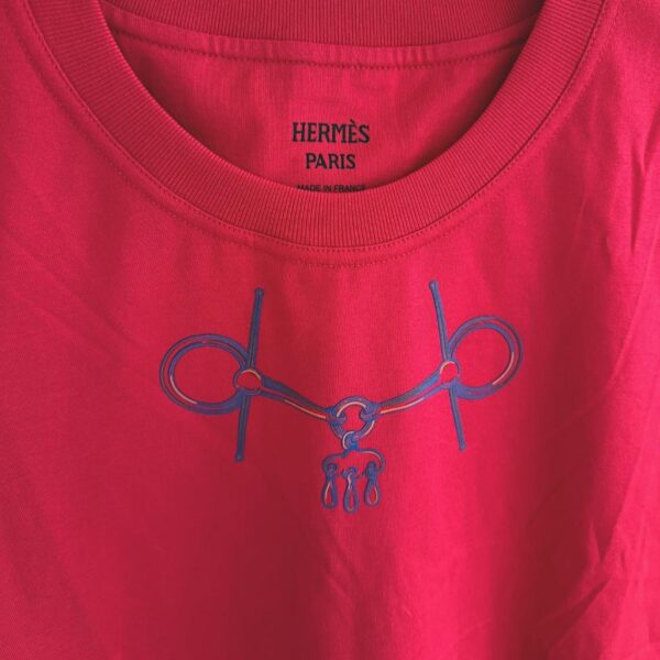 Hermes "Mors" Straight Rose Canneberge T-shirt 36 - Image 3