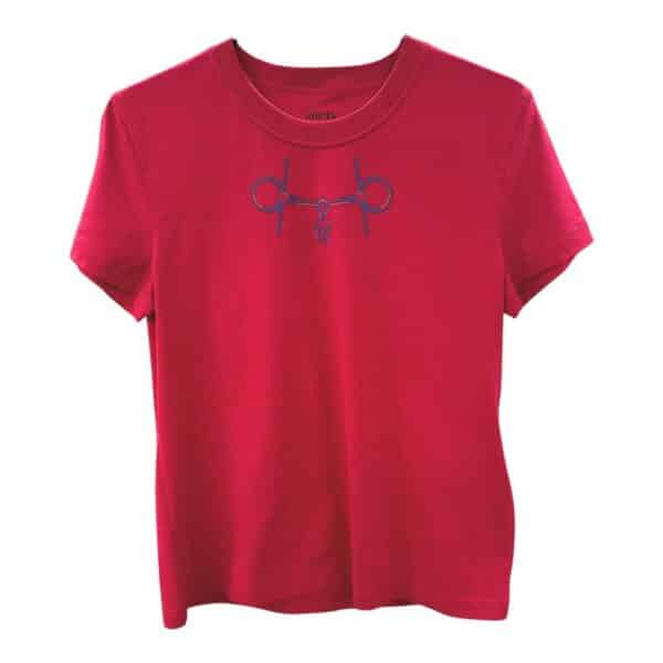 Hermes "Mors" Straight Rose Canneberge T-shirt 36