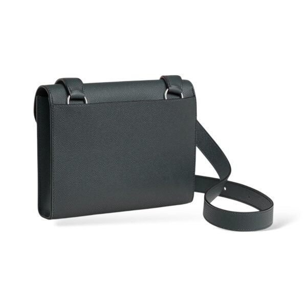 Hermes Sac a Depeches 21 Gris Misty Epsom PHW - Image 3