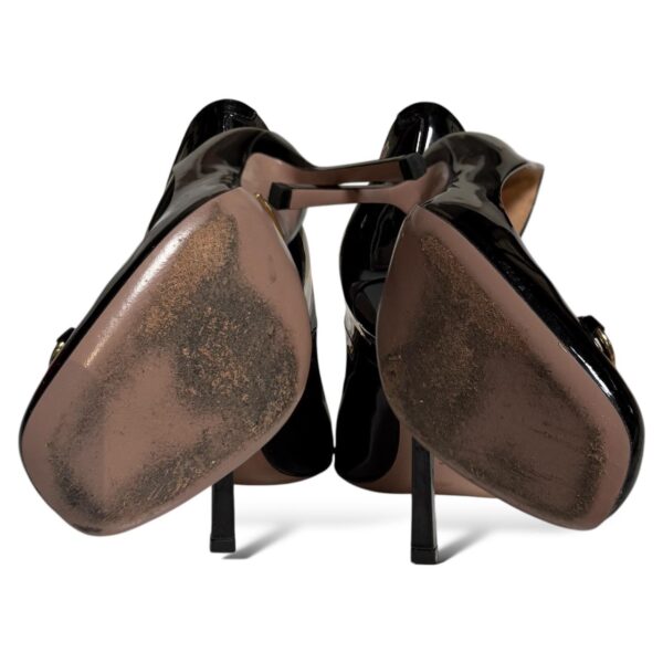 GUCCI Horsebit Patent Leather Black Shoes 36 EU - Image 5
