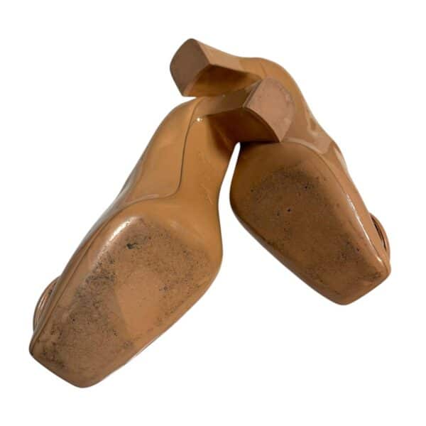 Louis Vuitton Beige Patent Leather Madeleine Pumps 36 EU - Image 3