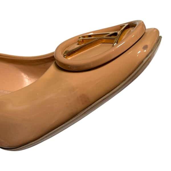 Louis Vuitton Beige Patent Leather Madeleine Pumps 36 EU - Image 5