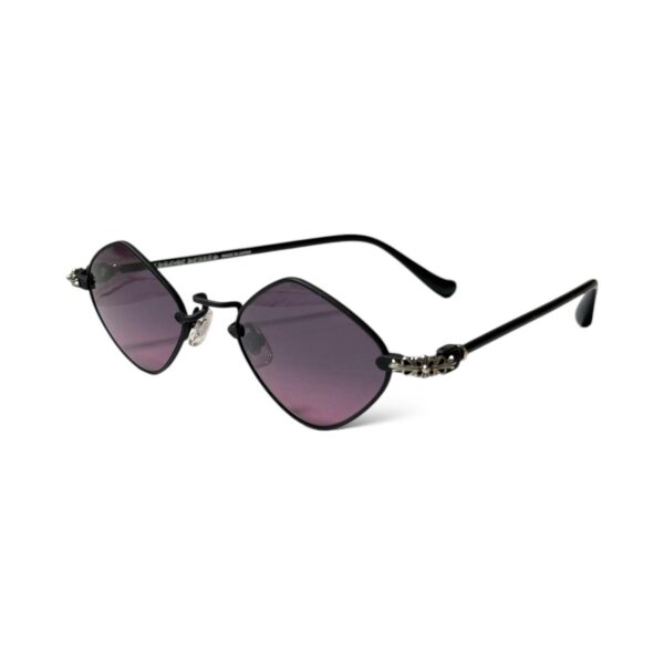 Chrome Hearts Purple Metal Sunglasses - Image 2