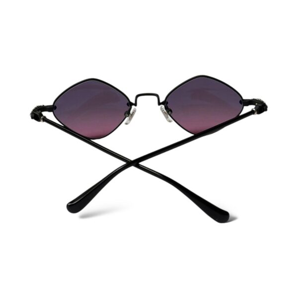 Chrome Hearts Purple Metal Sunglasses - Image 4