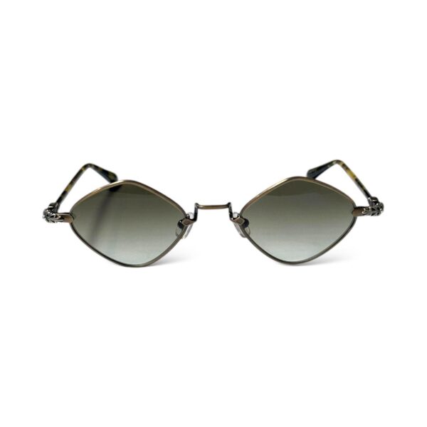 Chrome Hearts Diamond Dog Brown Metal Sunglasses