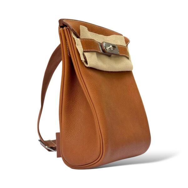 Hermes Hac a Dos Fauve Barenia Faubourg Calfskin PM - Image 3