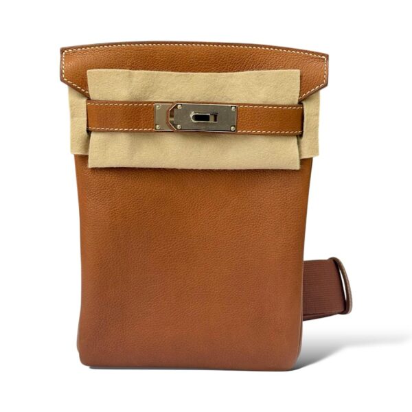 Hermes Hac a Dos Fauve Barenia Faubourg Calfskin PM - Image 2