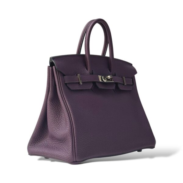 Hermes Birkin 25 Cassis Togo PHW - Image 2