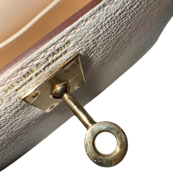Hermes Kelly Mini SO Rose Sakura/Nata Chevre PBHW - Image 6