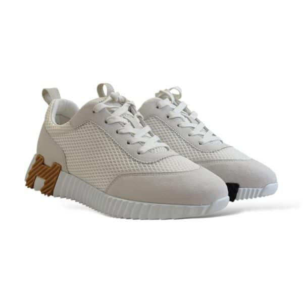 Hermes Bouncing 38.5 EU Blanc Sneakers