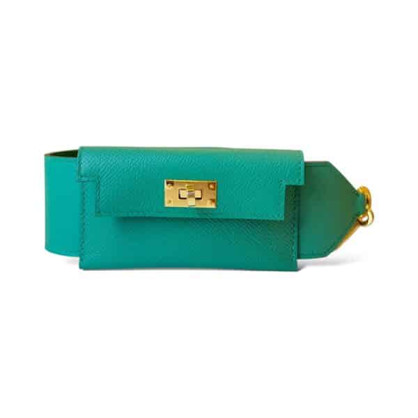Hermes Kelly Pocket Strap Vert Vertigo GHW