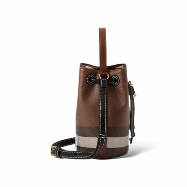 Burberry Mini TB Bucket Dark Birch Brown Bag - Image 2