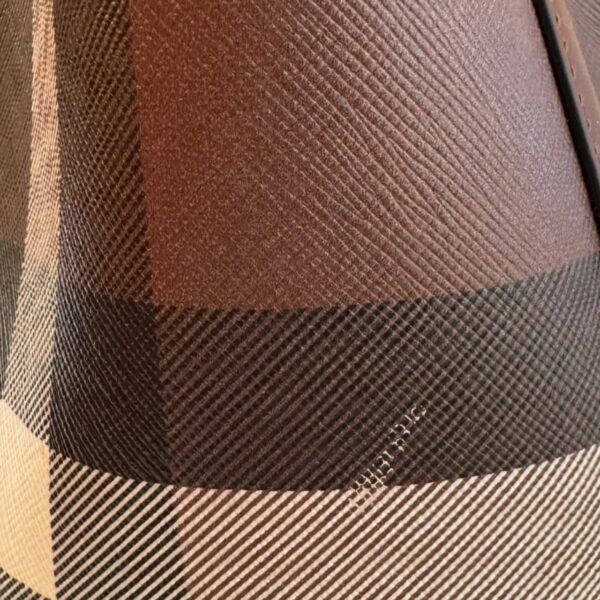 Burberry Mini TB Bucket Dark Birch Brown Bag - Image 7