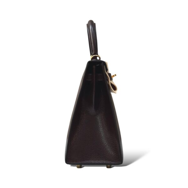 Hermes Kelly 25 Rouge Sellier Chevre GHW - Image 3