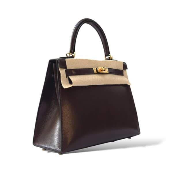 Hermes Kelly 25 Rouge Sellier Chevre GHW - Image 2