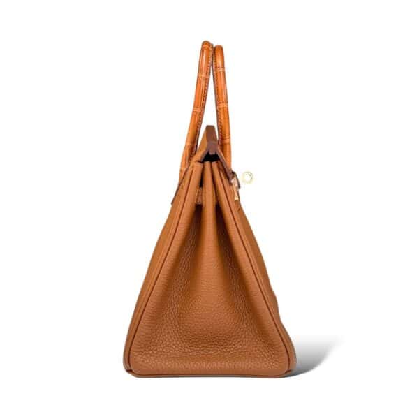 Hermes Birkin 25 Gold Touch Togo PHW - Image 3