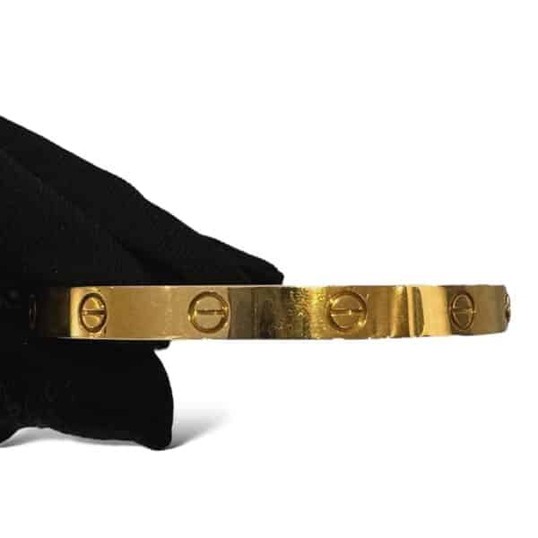 Cartier Love Bracelet Yellow Gold Classic Model 17 - Image 2