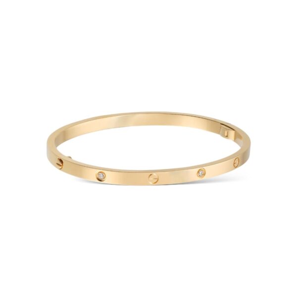 Cartier Love Bracelet Yellow Gold Small Model, 6 Diamonds 17