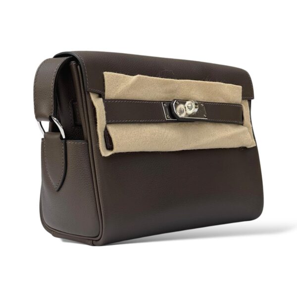 Hermes Kelly Messenger Ecorce Evercolor PHW PM - Image 2