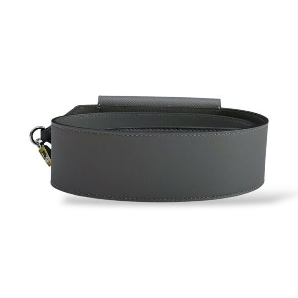Hermes Kelly Pocket Strap Grey Epsom PHW - Image 2