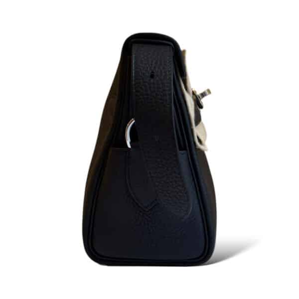 Hermes Kelly Messenger Black Togo PHW PM - Image 4