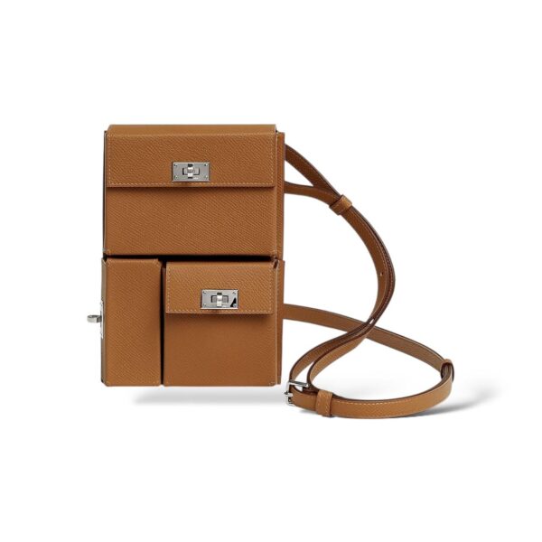 Hermes Kelly Multipocket To Go Gold Epsom PHW