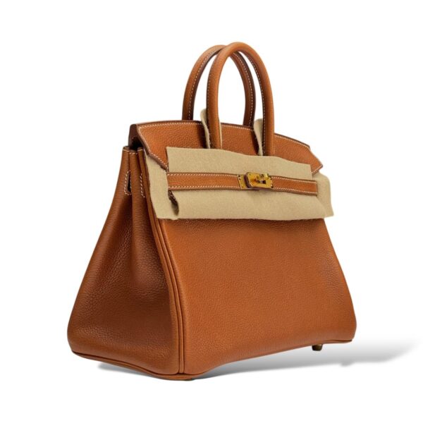 Hermes Birkin 25 Fauve Barenia Faubourg GHW - Image 2