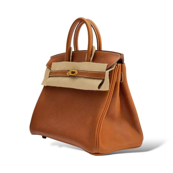 Hermes Birkin 25 Fauve Barenia Faubourg GHW - Image 5