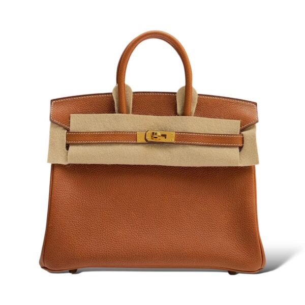 Hermes Birkin 25 Fauve Barenia Faubourg GHW