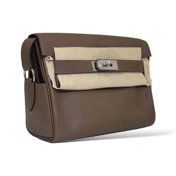 Hermes Kelly Messenger Alezan Evercolor PHW PM - Image 2