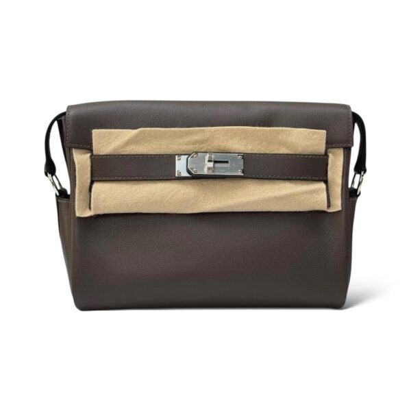 Hermes Kelly Messenger Ecorce Evercolor PHW PM
