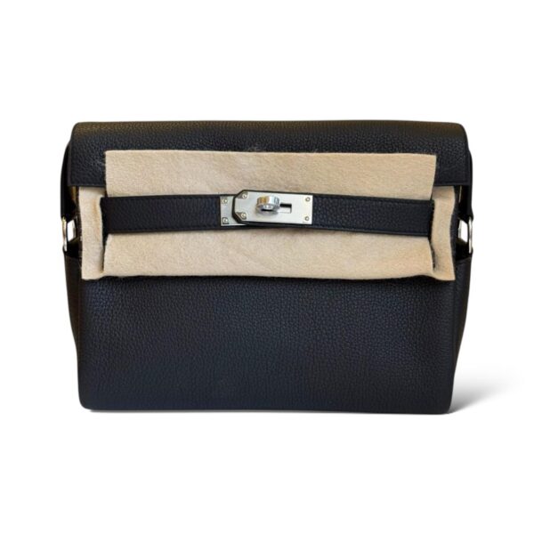 Hermes Kelly Messenger Black Togo PHW PM