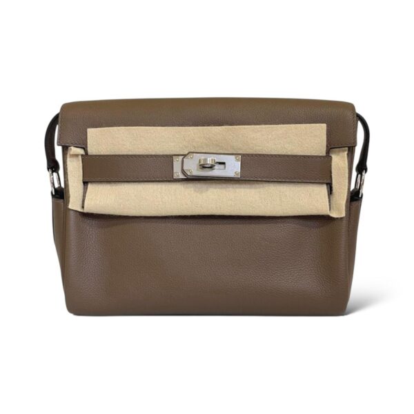 Hermes Kelly Messenger Alezan Evercolor PHW PM