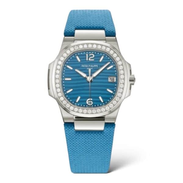 Patek Philippe Ladies' Nautilus 32mm 7010/G-013 Quartz Movement Azure Blue Dial