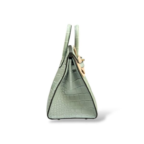 Hermes Birkin 20 Vert D'eau Croco GHW - Image 3