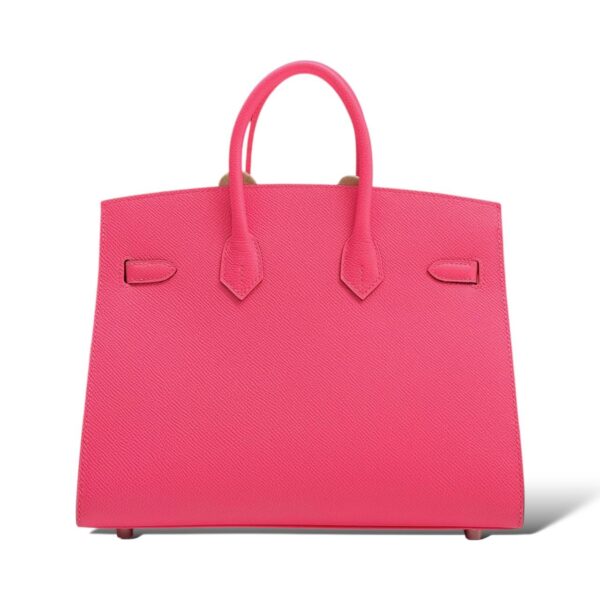 Hermes Birkin 25 Rose Azalee Epsom PHW - Image 4