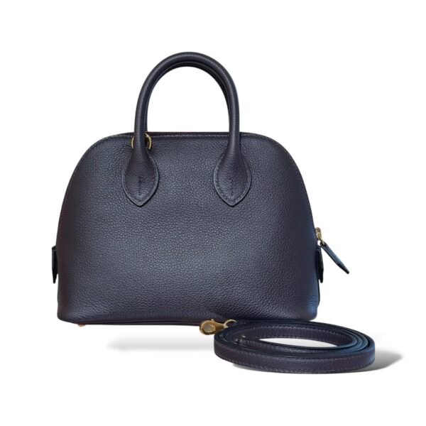 Hermes Mini Bolide Prune/Prunoir Evercolor GHW - Image 2