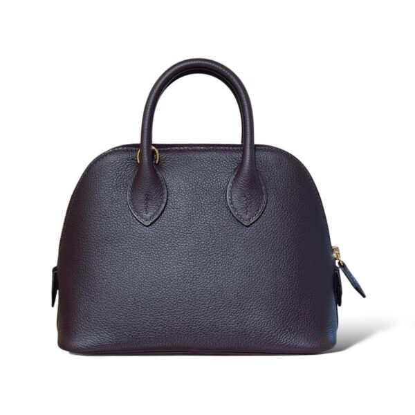 Hermes Mini Bolide Prune/Prunoir Evercolor GHW