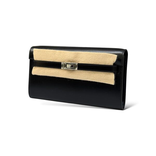 Hermes Kelly To Go Black Box Leather PHW - Image 5