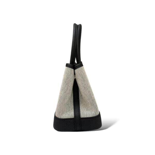 Hermes Mini Garden Party Ecru-Noir / Noir Veau Negonda PHW - Image 3